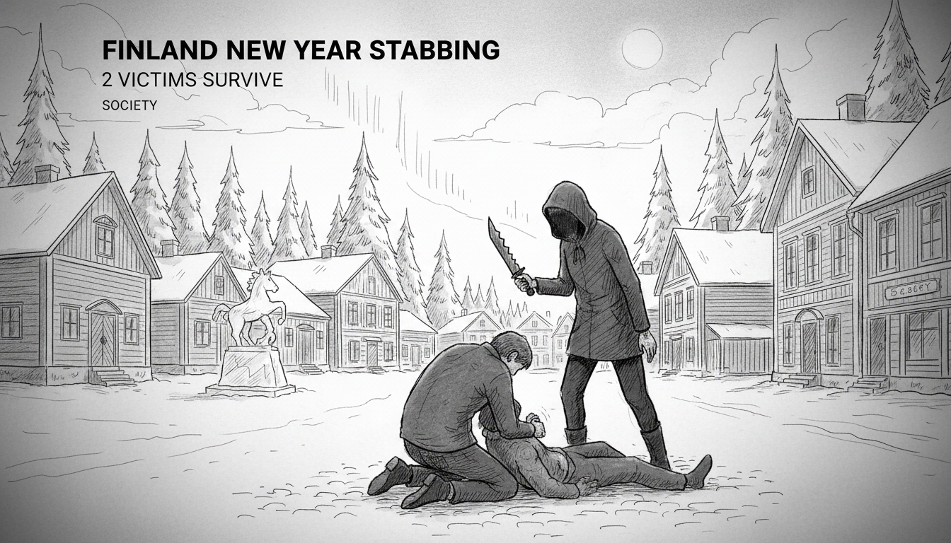 Finland New Year Stabbing: 2 Victims Survive