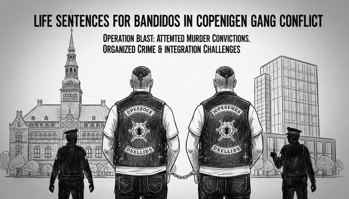 Life Sentences for Bandidos Members in Copenhagen Gang Conflict