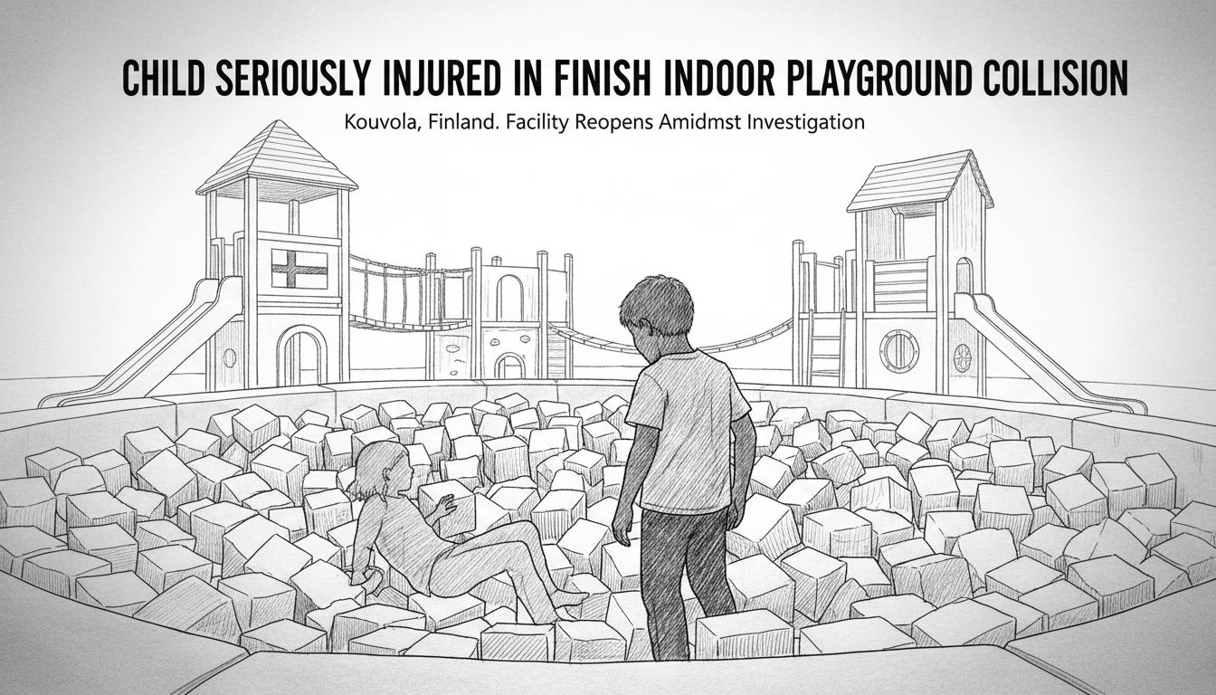 Child Seriously Injured in Finnish Indoor Playground Collision