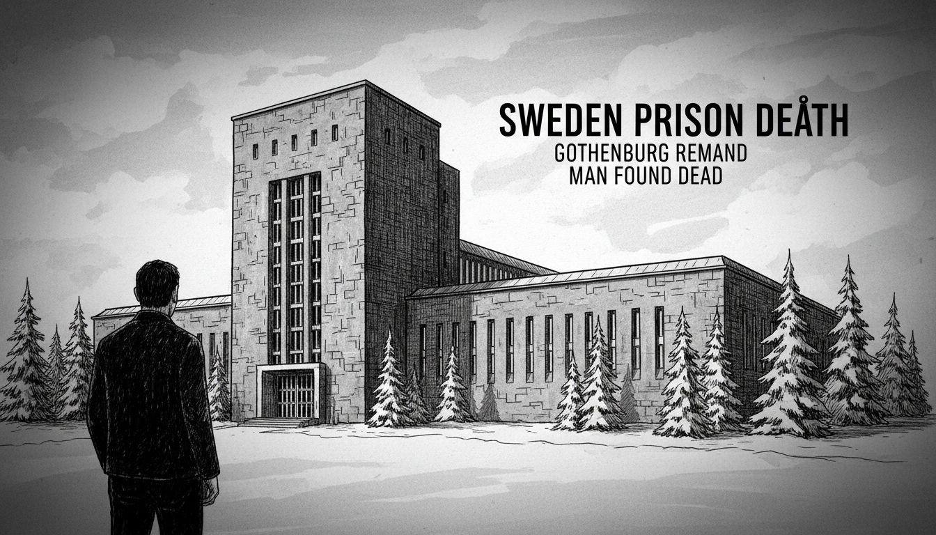 Sweden Prison Death: Man Found Dead in Gothenburg Remand