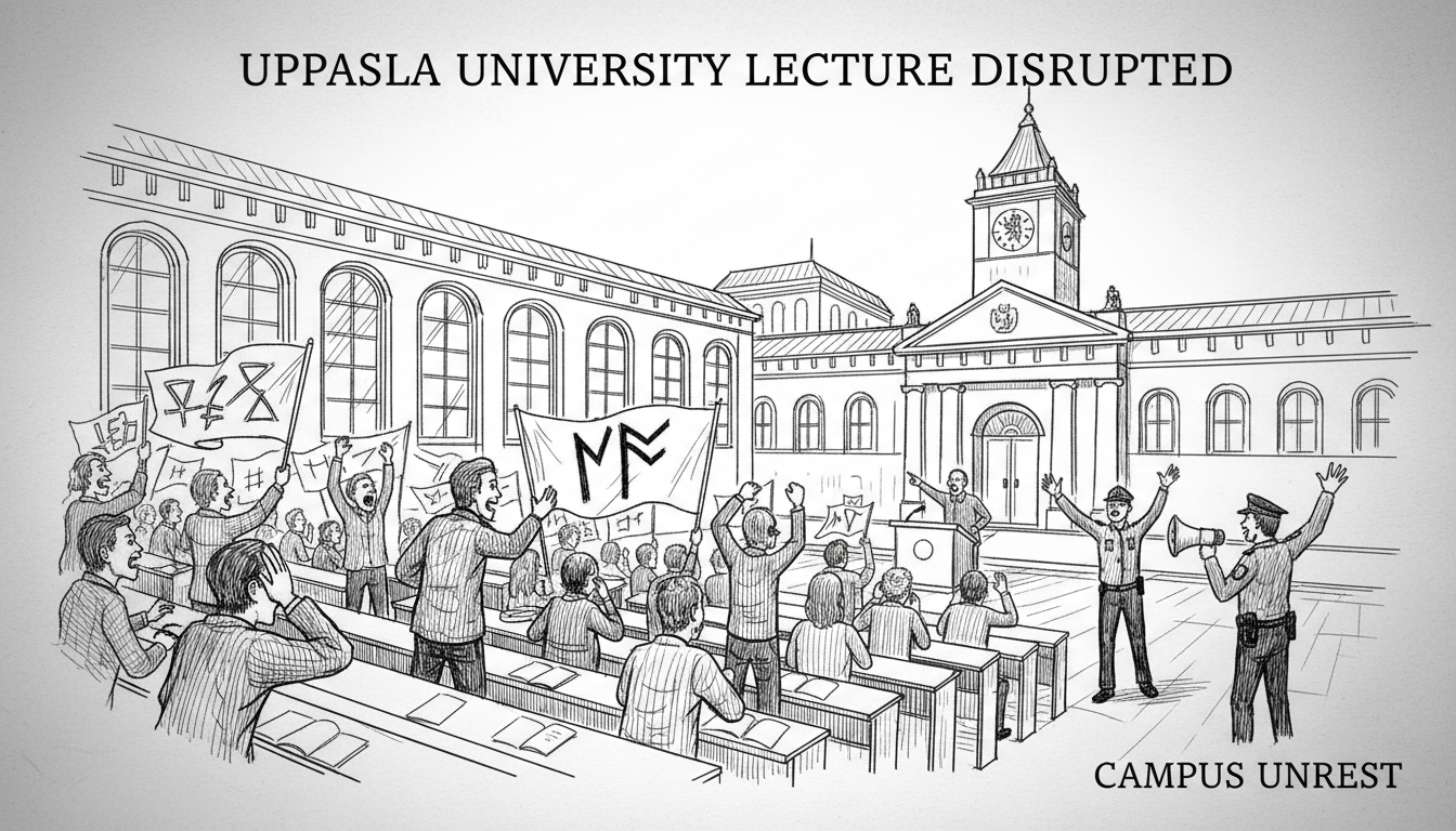 Uppsala University Lecture Disrupted by Activists