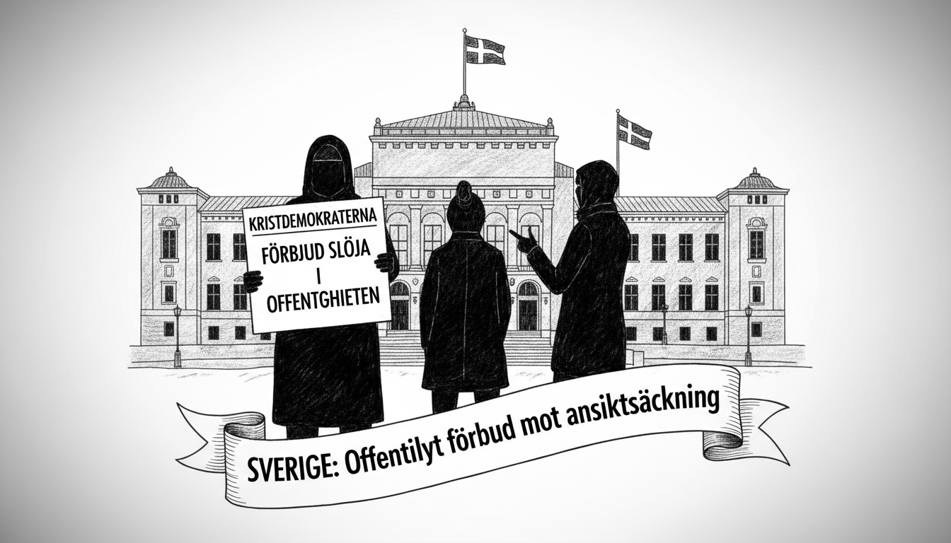 Swedish Christian Democrats Back Public Ban on Face Coverings