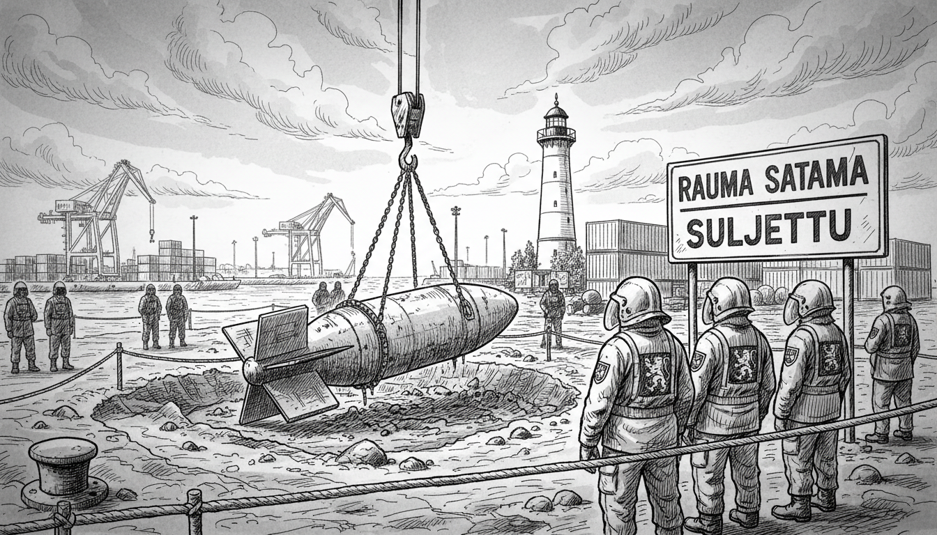 Possible Military Explosive Found in Port of Rauma