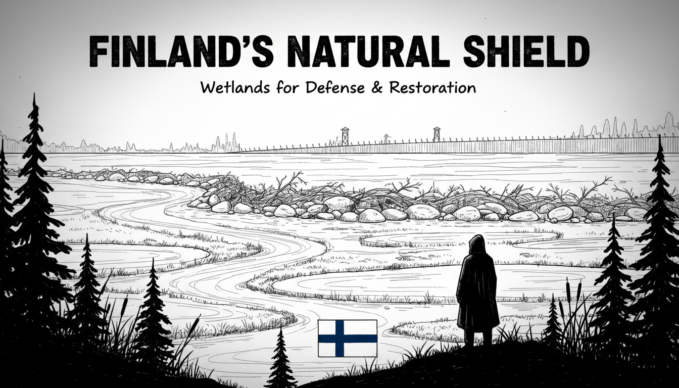 Finland Proposes Natural Defense Line Using Restored Wetlands