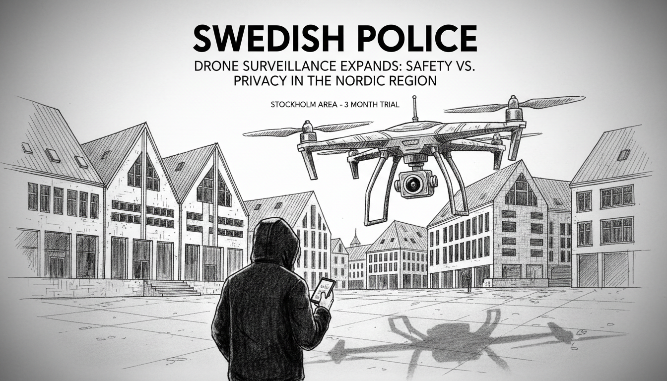 Swedish Police Granted Permission for Drone Surveillance Across Three Municipalities