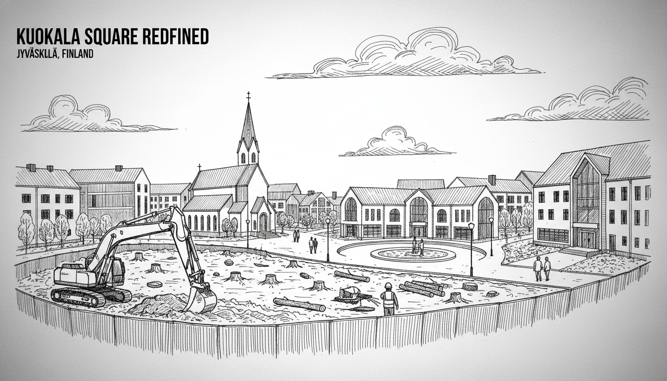 Kuokkala Square Area Transformed Into Attractive Community Hub