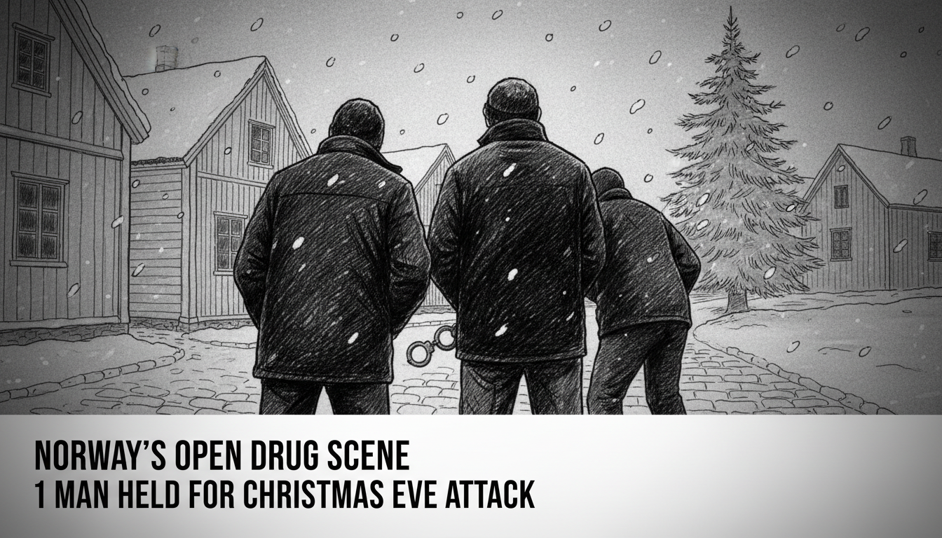 Norway's Open Drug Scene: 1 Man Held for Christmas Eve Attack