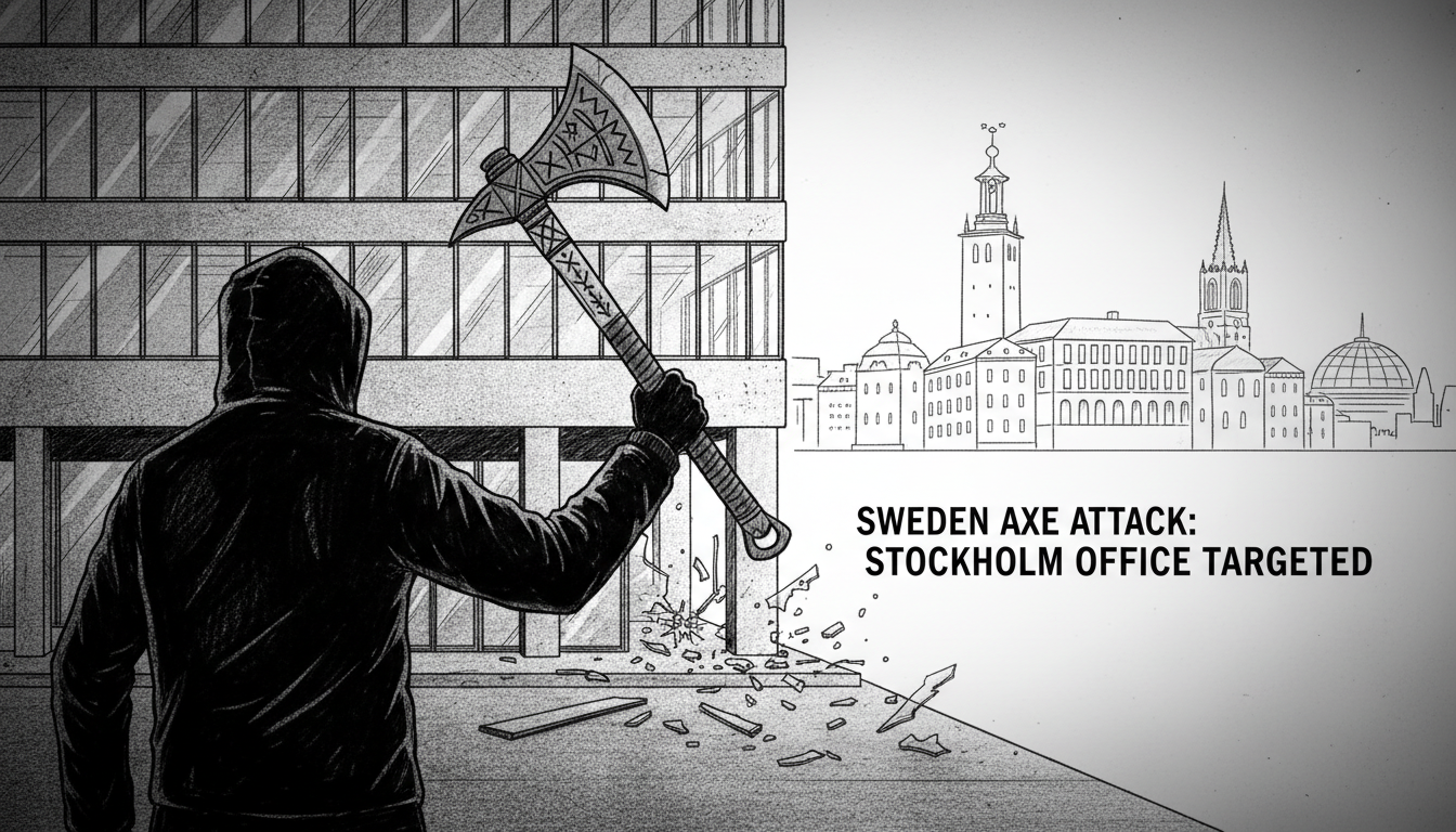 Sweden Axe Attack: Man Targets Stockholm Office