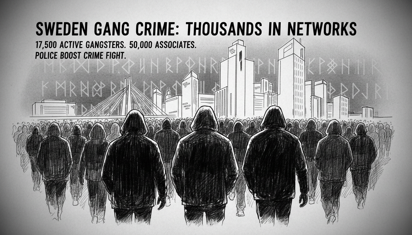 Sweden Gang Crime Numbers Show Thousands Linked to Criminal Networks