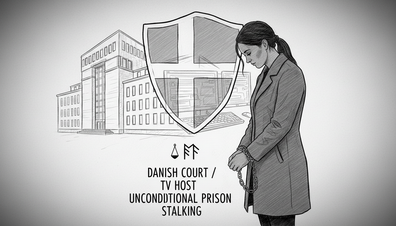 Danish Court Increases TV Host's Sentence to Unconditional Prison for Stalking