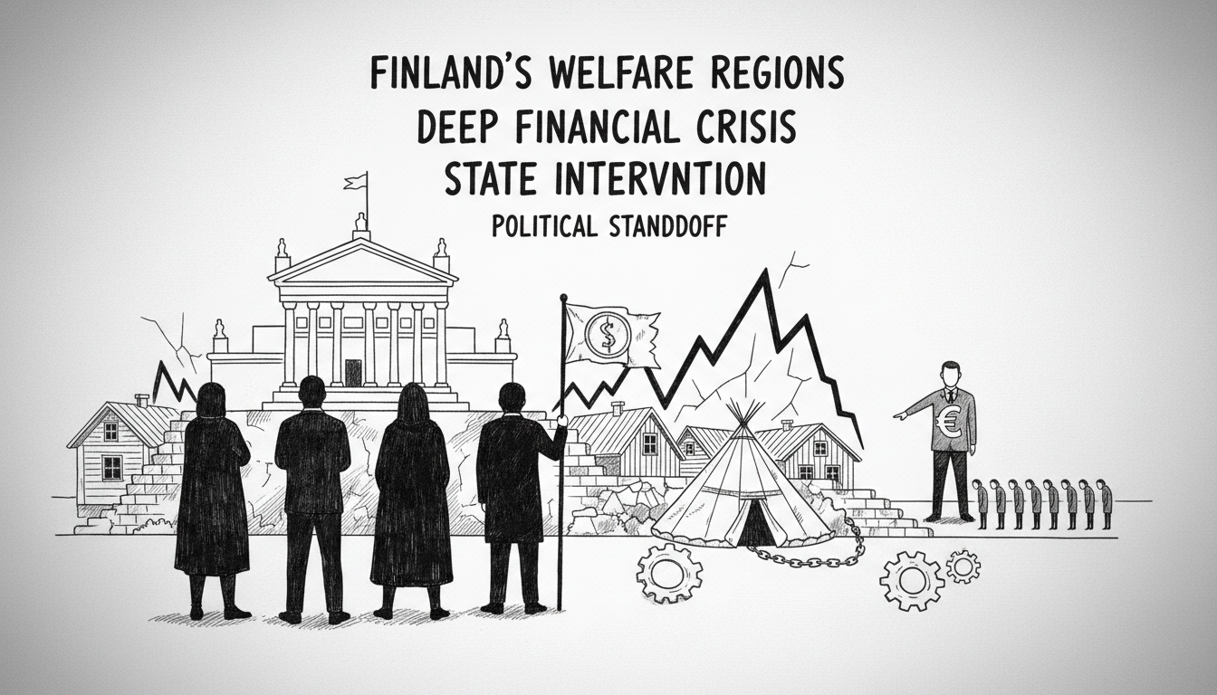 Finland's Welfare Regions Face Deep Financial Crisis and State Intervention