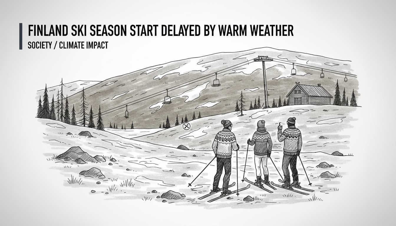 Finland Ski Season Start Delayed by Warm Weather