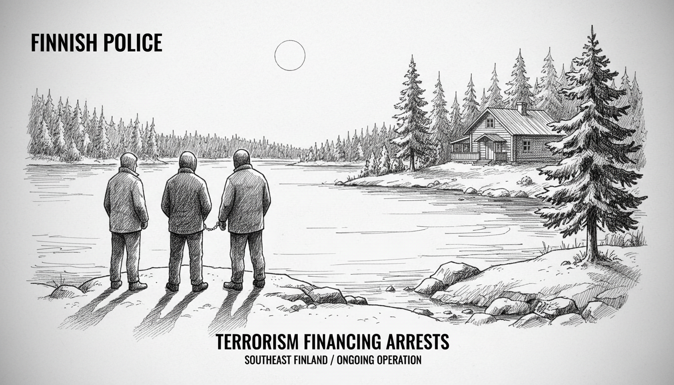Finnish Police Arrest Suspects in Southeast Over Terrorism Financing