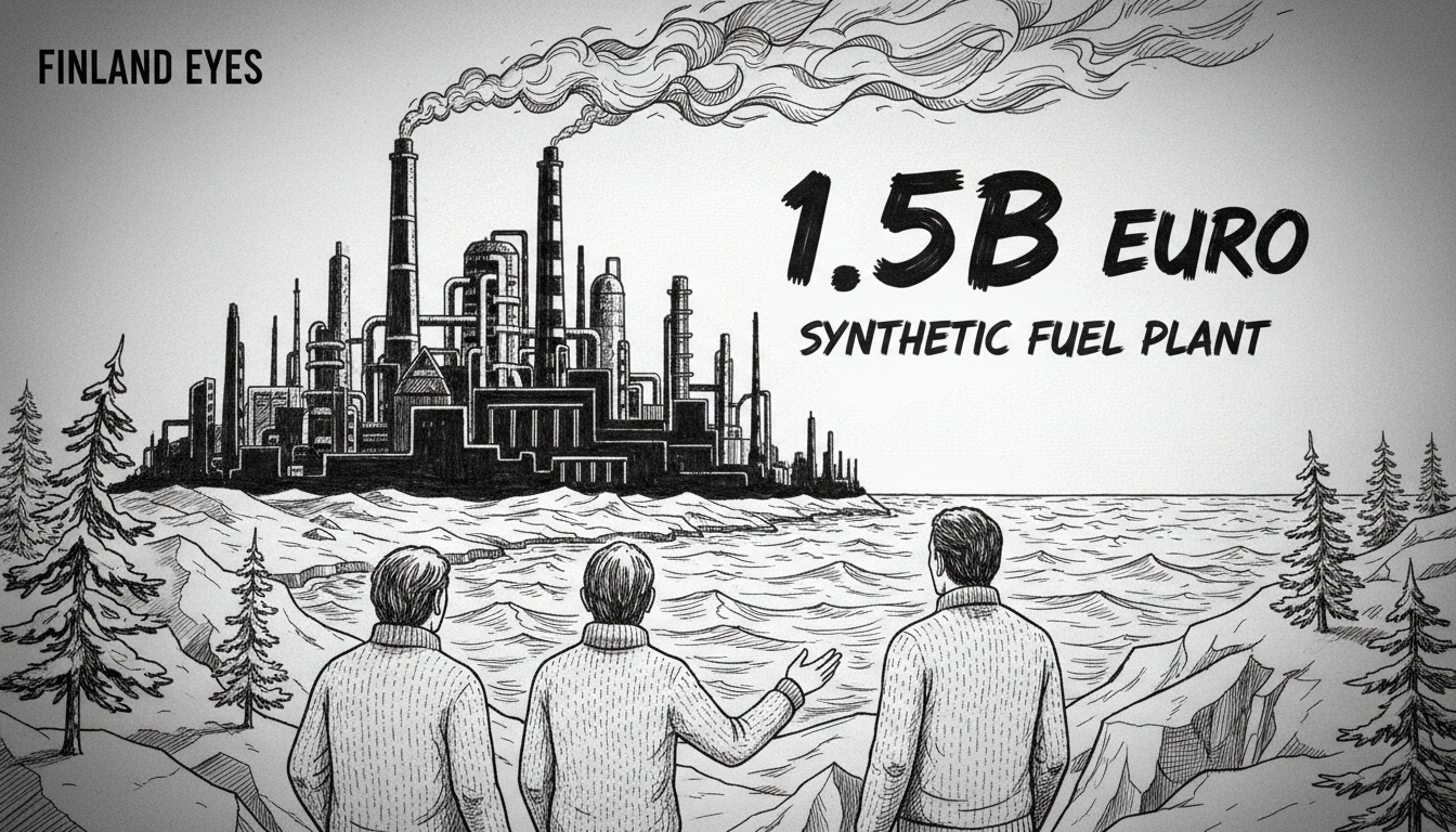 Finland Eyes 1.5B Euro Synthetic Fuel Plant