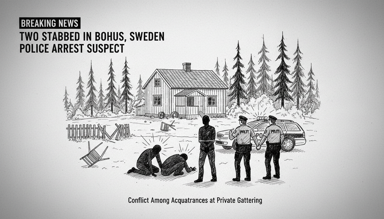 Two Stabbed in Bohus, Sweden as Police Arrest Suspect