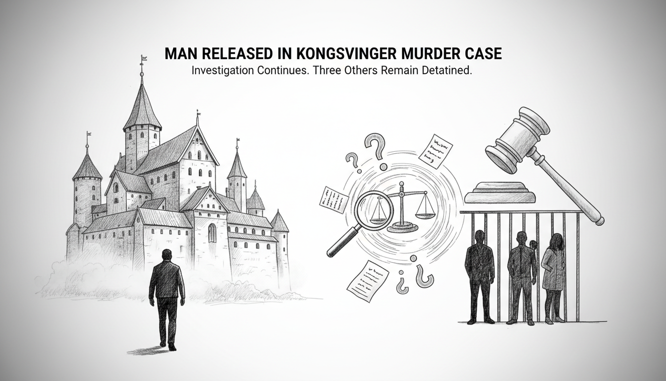Man Released in Kongsvinger Murder Case as Investigation Continues