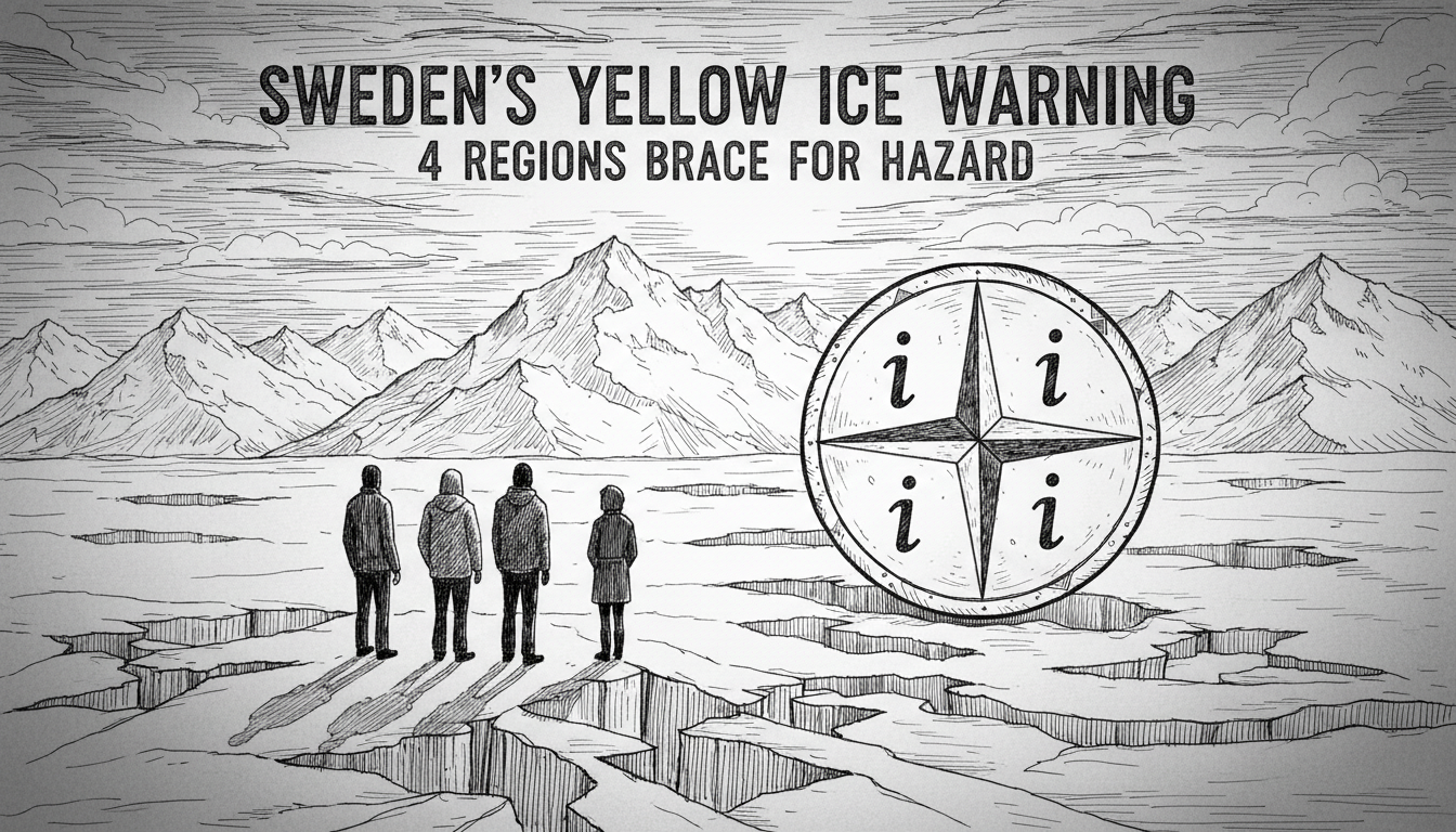 Sweden's Yellow Ice Warning: 4 Regions Brace for Hazard