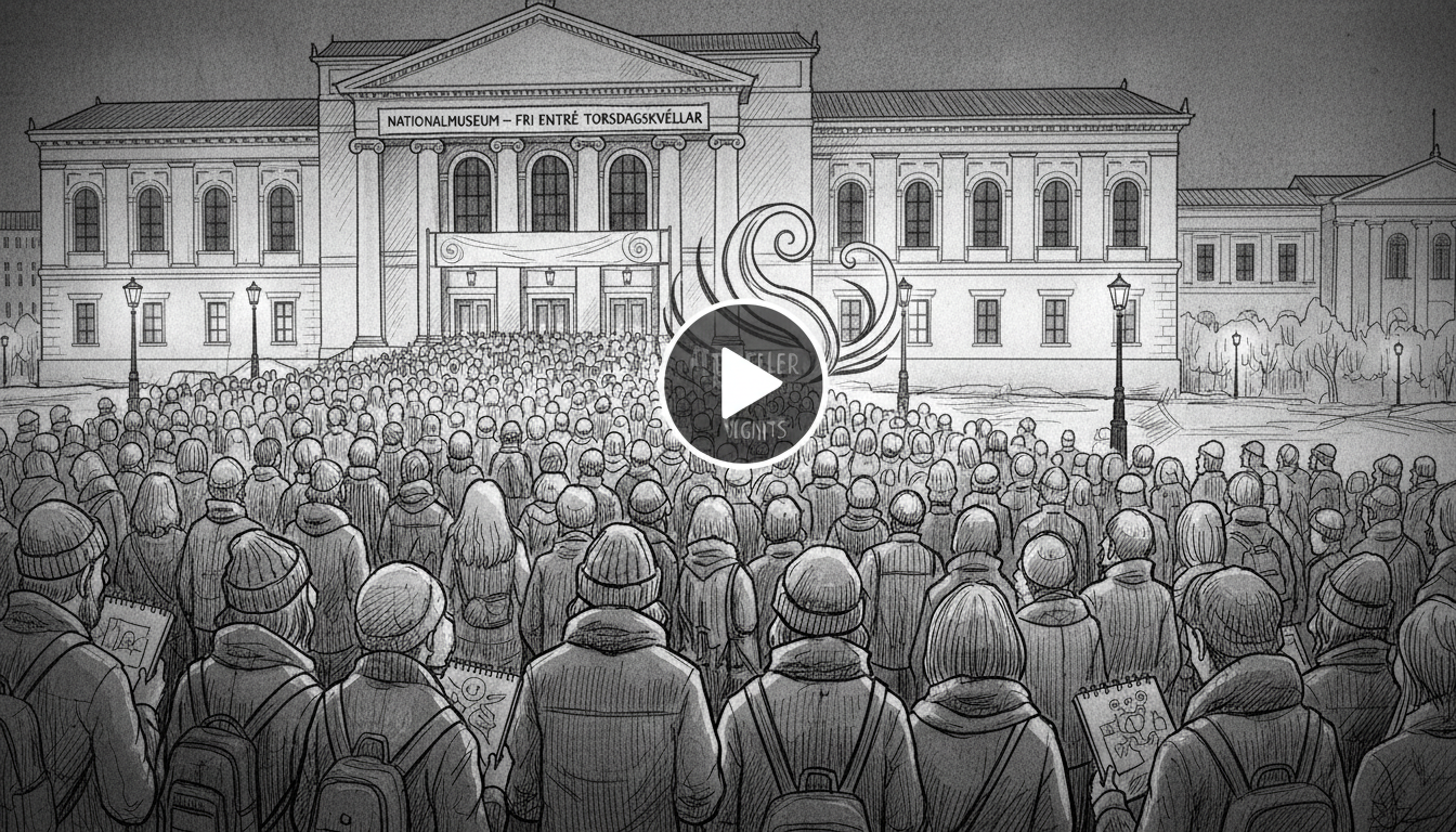 Stockholm Museum's Free Nights Draw Unprecedented Crowds After Viral Video