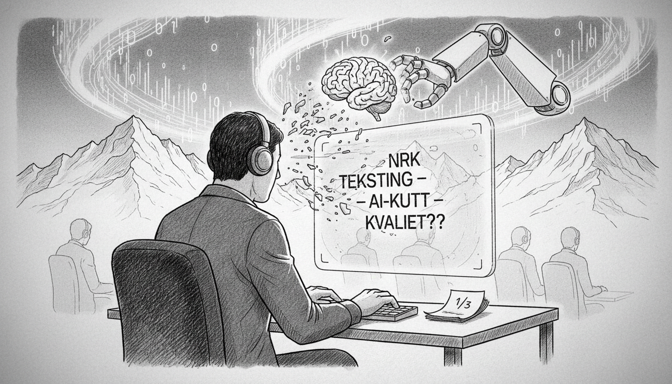 Norwegian Broadcaster Cuts Subtitler Pay to Use More AI