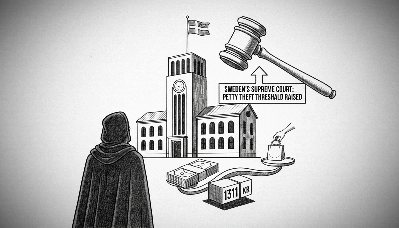 Sweden's Supreme Court Raises Threshold for Petty Theft