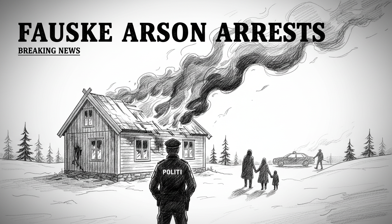 Suspected Arson in Fauske Home Leads to Arrest and Evacuations