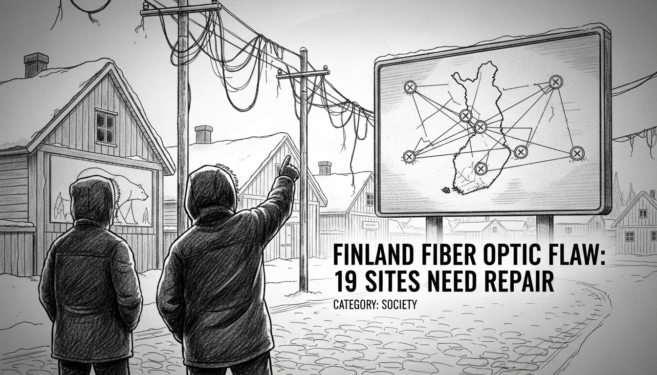 Finland Fiber Optic Flaw: 19 Sites Need Repair