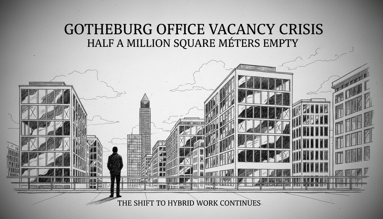 Office Vacancy Crisis Hits Gothenburg as Space Sits Empty