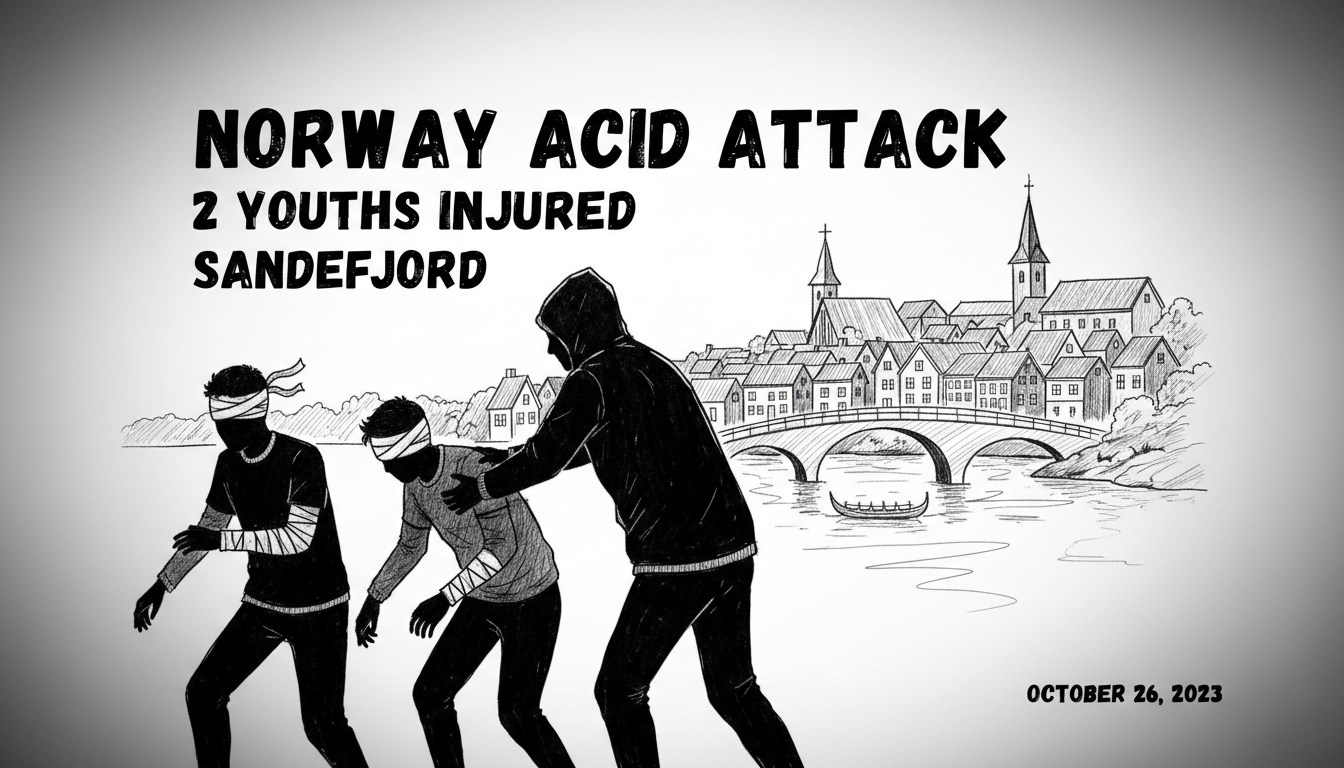 Norway Acid Attack: 2 Youths Injured in Sandefjord