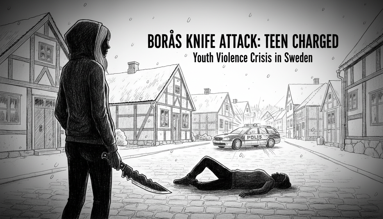 Teen Girl Charged in Brutal Borås Knife Attack