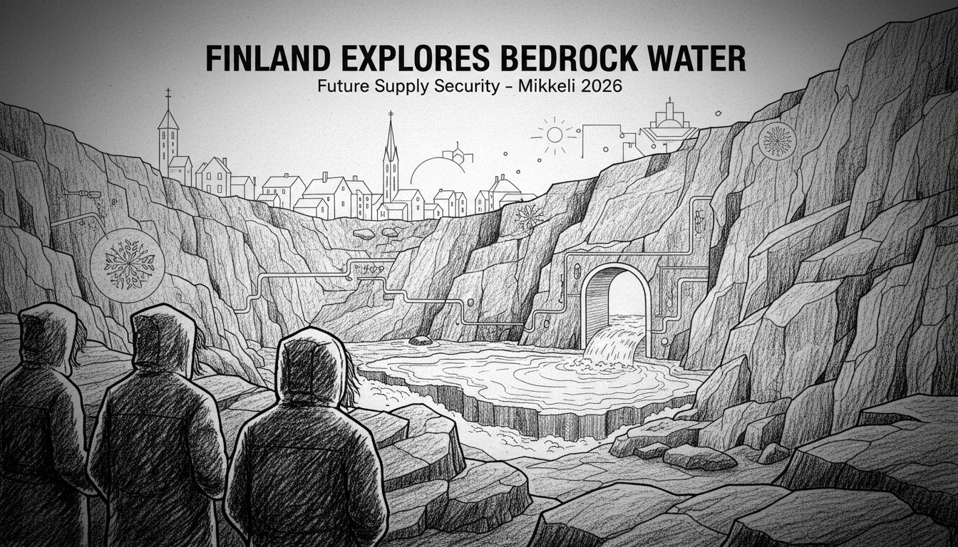 Finland Explores Bedrock Water Sources for Future Supply Security