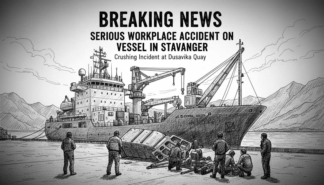 Serious Workplace Accident on Vessel in Stavanger