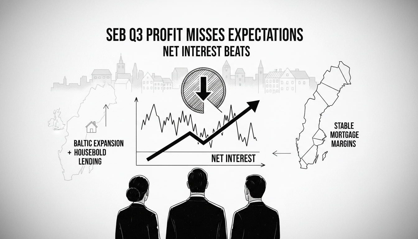 SEB Q3 profit misses expectations as net interest beats