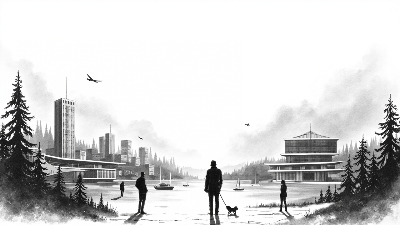 Nordic IT professionals working in modern tech office