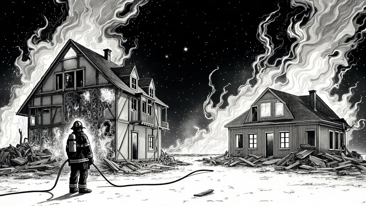 Finland House & Sauna Fire: Lohja Blaze Totals 2 Buildings