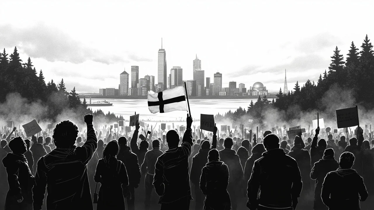 Protests Against Finnish Government Erupt in Six Cities