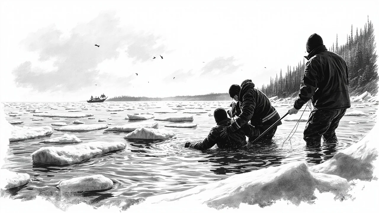 Norway Ice Accident: 2 Rescued in Haugesund