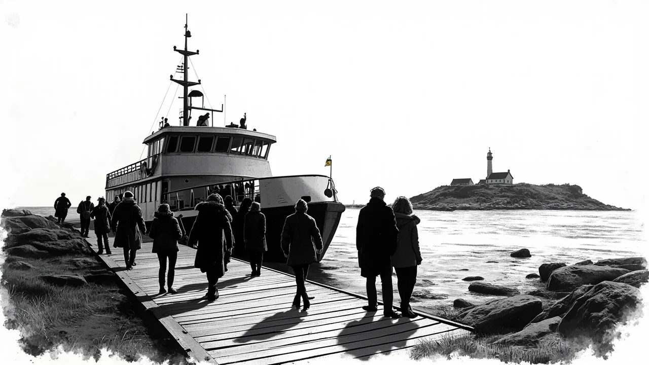 Denmark's Bornholm Island Strands 12 Ferry Passengers