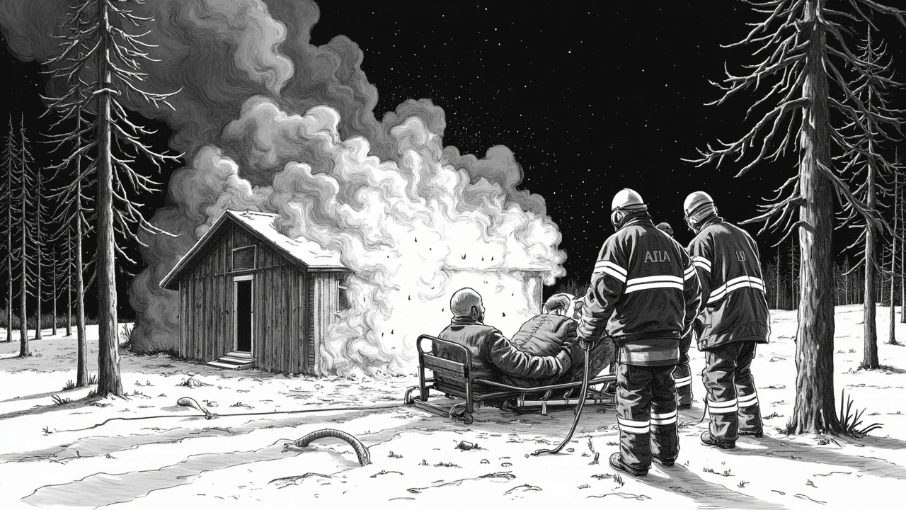 Norway Cabin Fire: Elderly Man Hospitalized