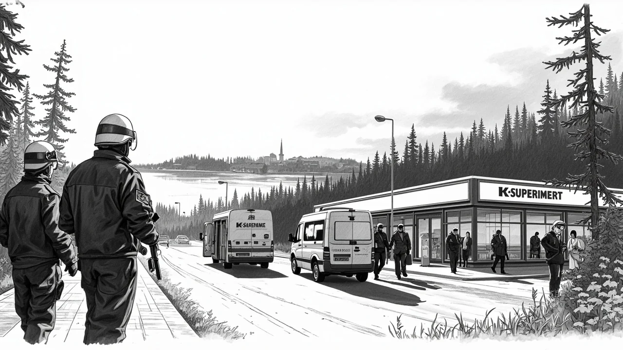 Refrigerant Leak Forces Evacuation at K-Supermarket in Muurame