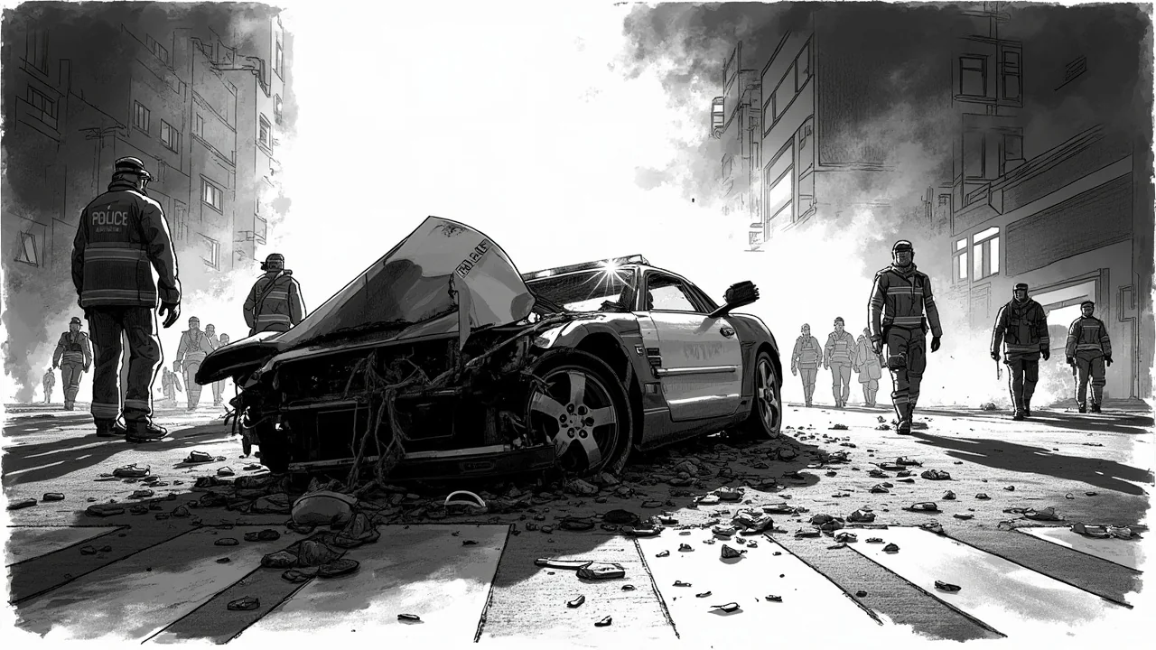 Denmark Police Crash: 1 Dead, 1 Critical