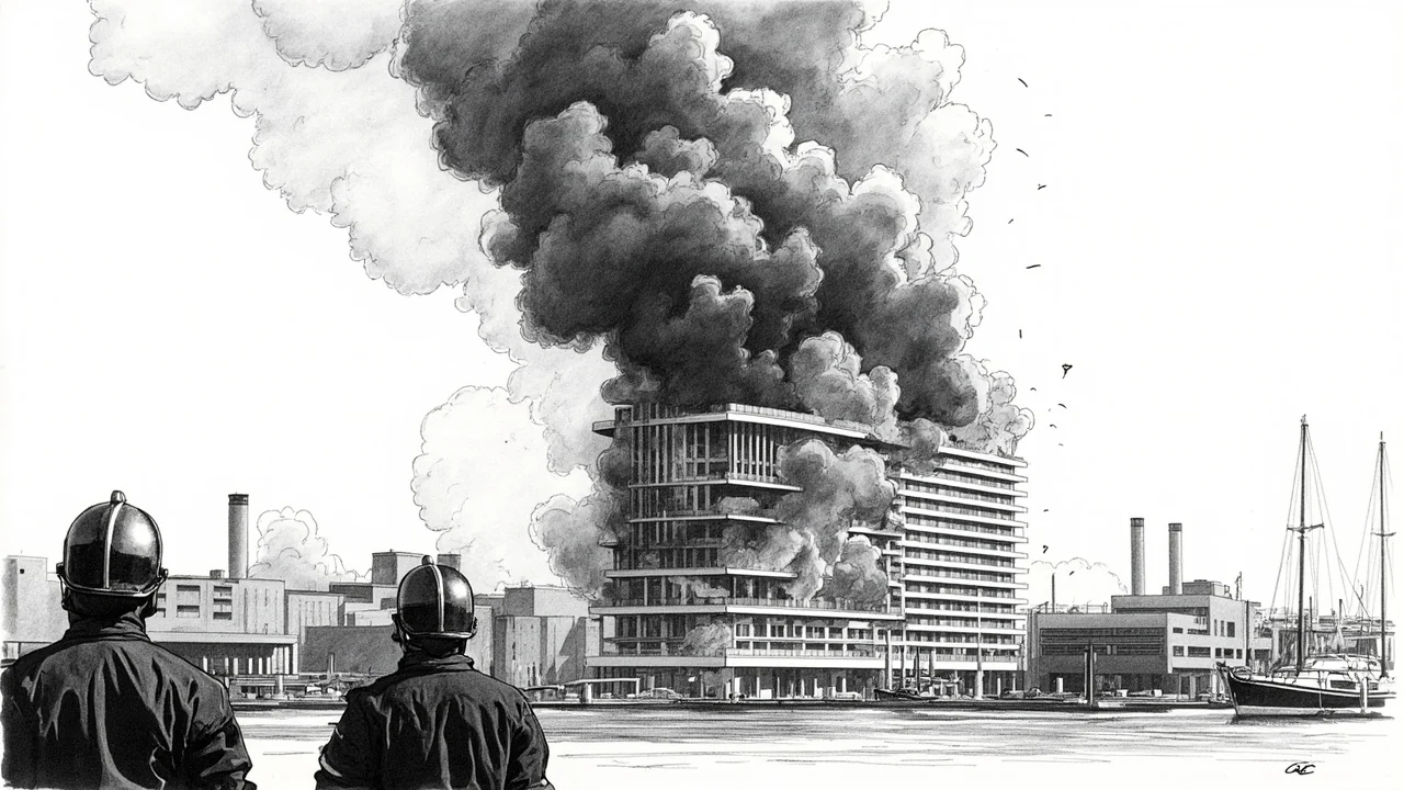 Major Fire Reported in Copenhagen's Nordhavn District