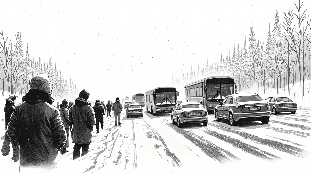 Finland's Sudden Snow Hits Traffic