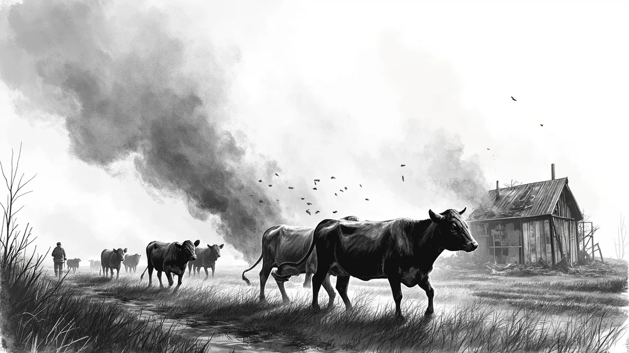 Denmark Farm Fire: 34 Cattle Saved in Vendsyssel