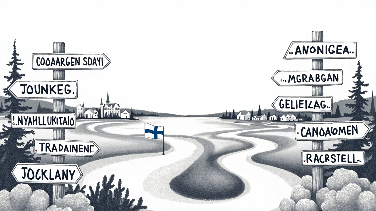 Finland's Top Street Names: 45,000 Roads Share 10 Titles