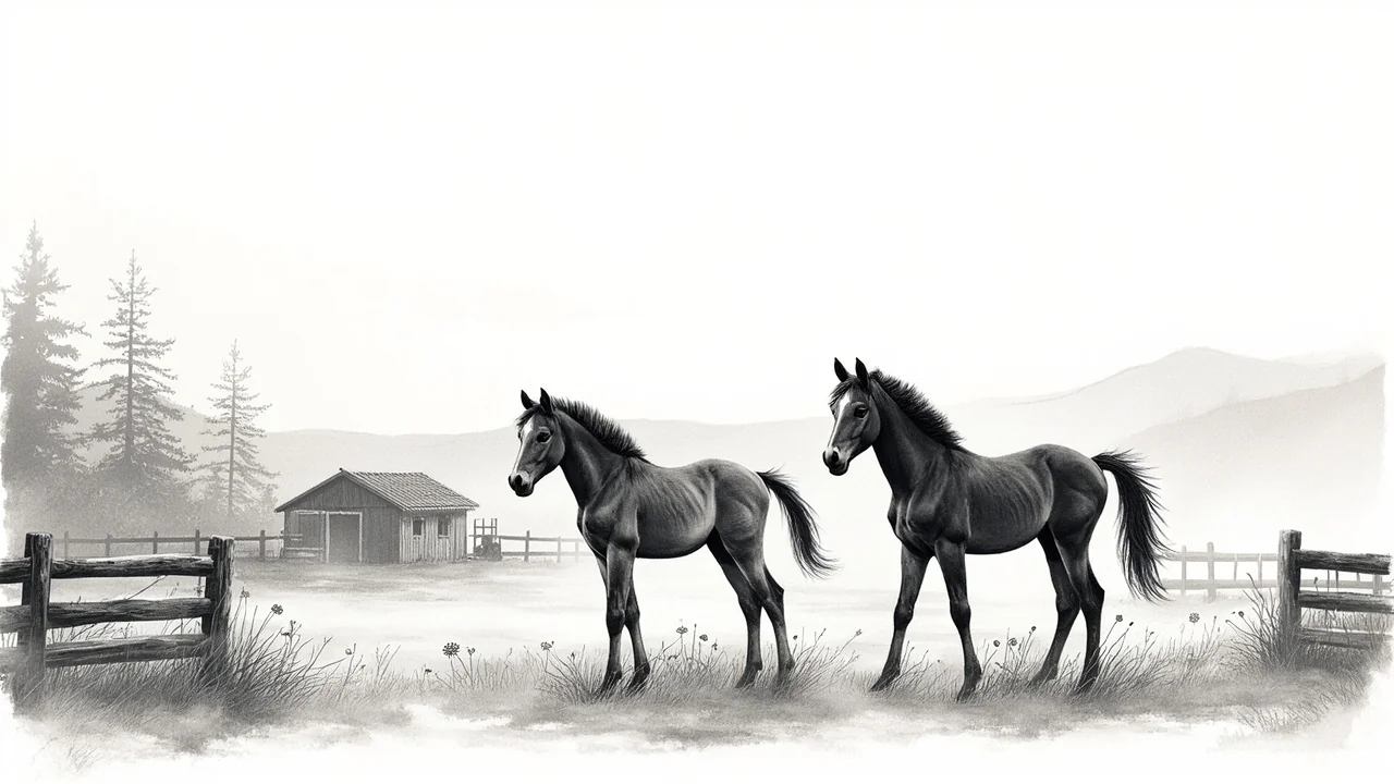 Norway's Runaway Horses: 2 Foals Find Refuge in Kindergarten