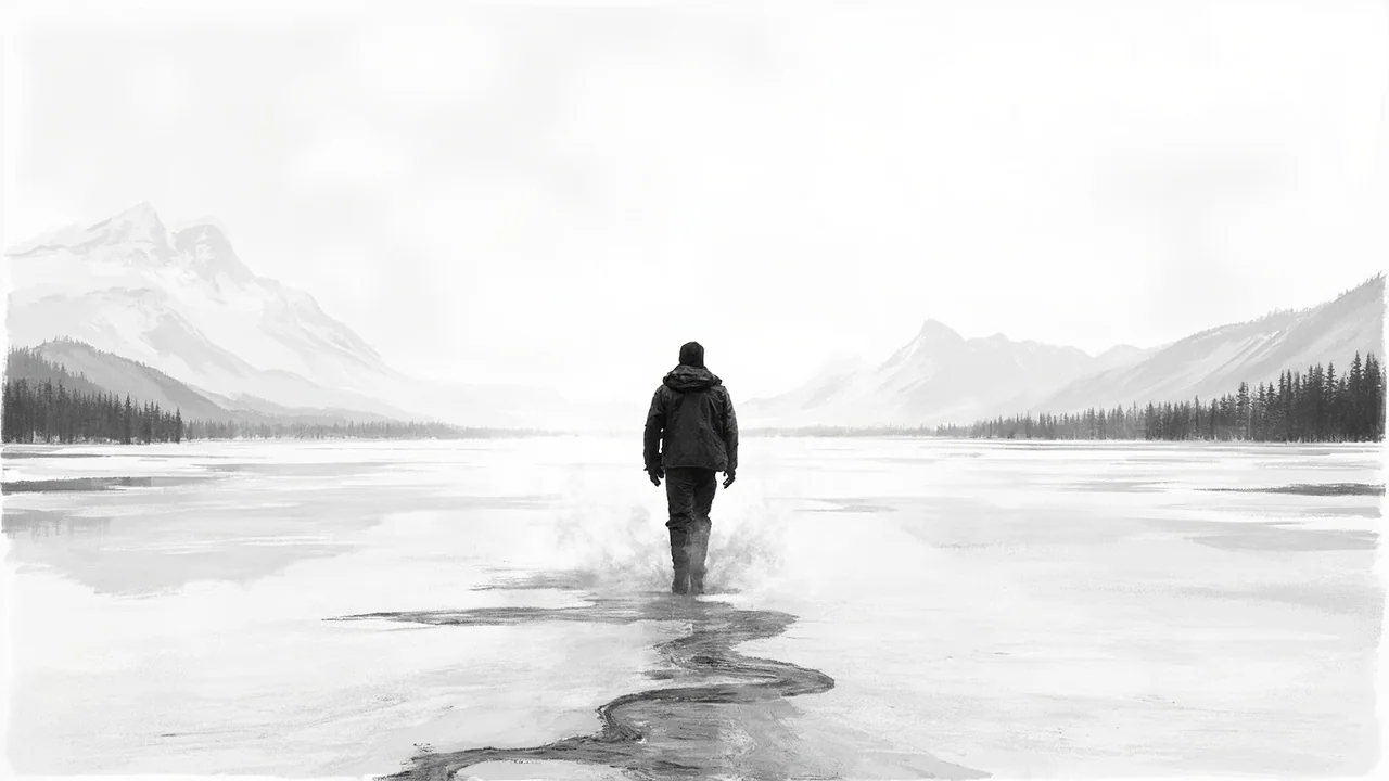 Norway Police Ban Man After Icy Lake Walk