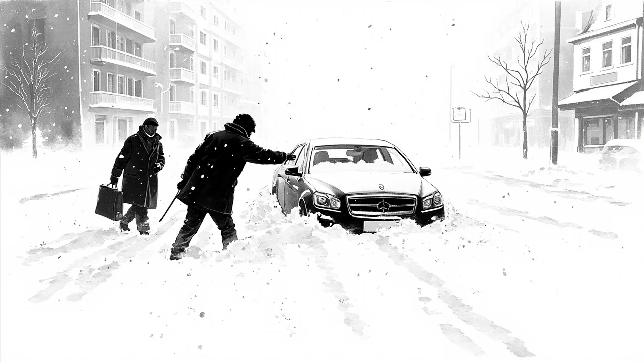 Stockholm Snow Crisis: Neighbors Offer Car Rides