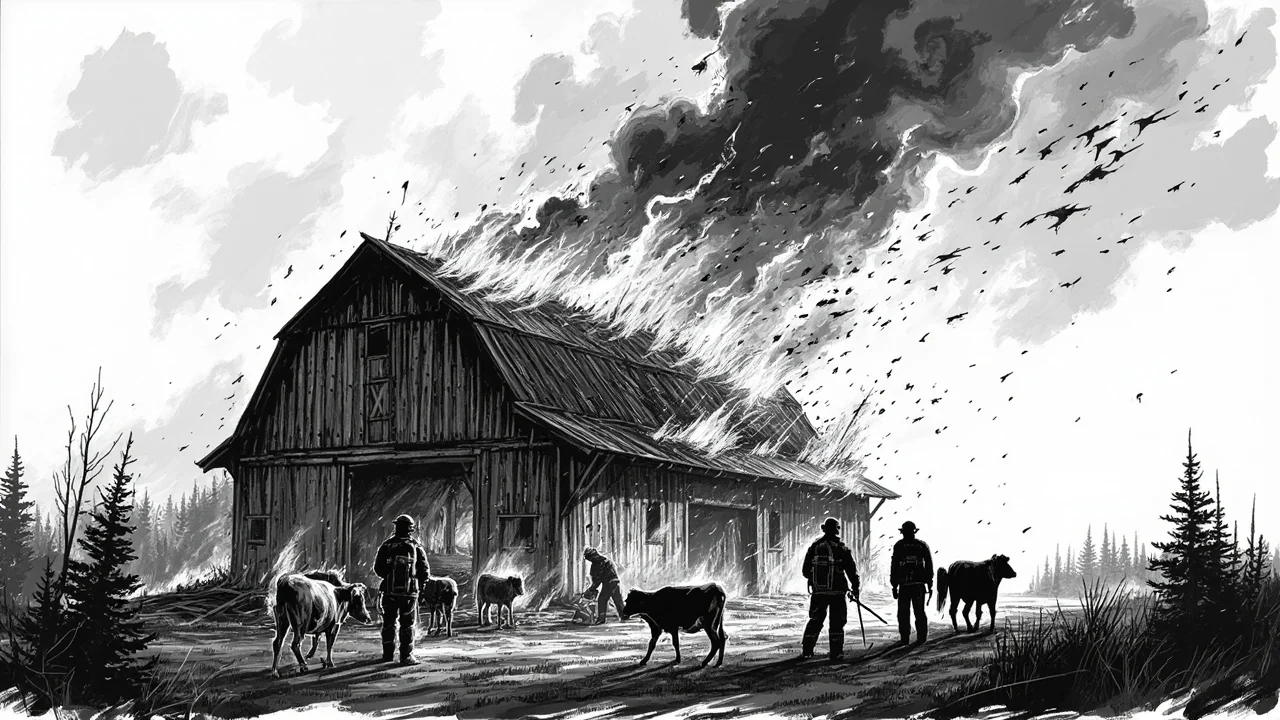 Finland Barn Fire Kills 180 Cattle, Calves Saved