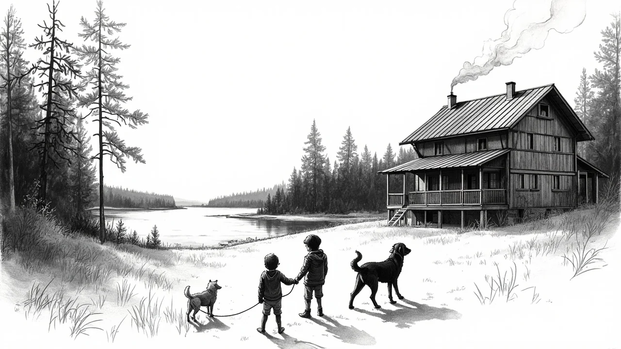 Two children and dogs escape Mäntsälä house fire