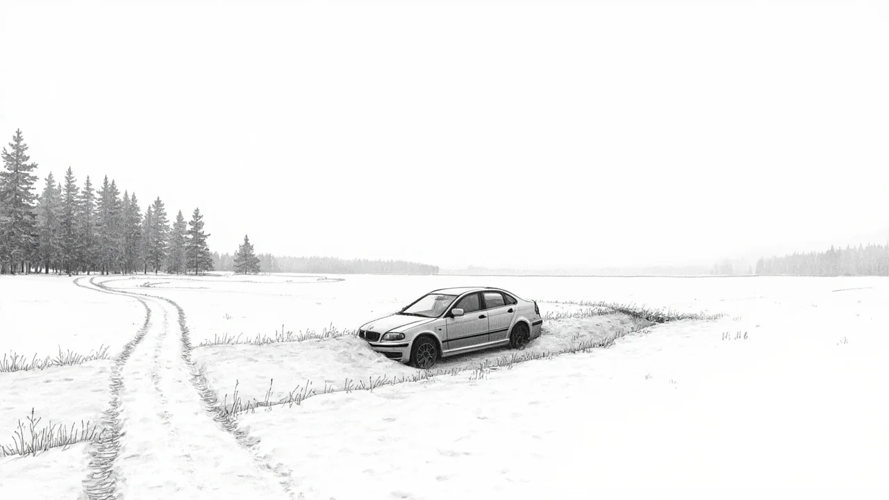 Finland Snow Crash: Driver Unhurt in Nurmijärvi Ditch